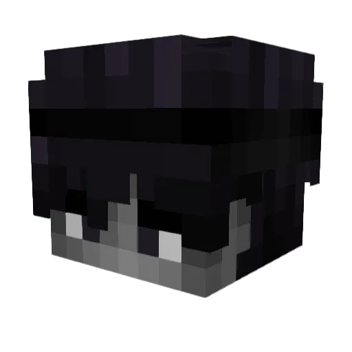 Bosnirl1 Minecraft avatar head, 3D render