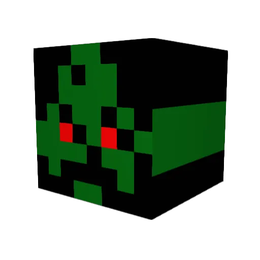 Boss99CR Minecraft avatar head, 3D render