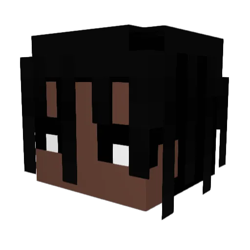BossBearr Minecraft avatar head, 3D render