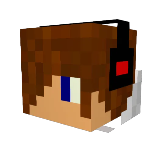 BossBuilder57 Minecraft avatar head, 3D render