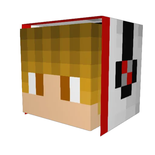 BossCreeper766 Minecraft avatar head, 3D render