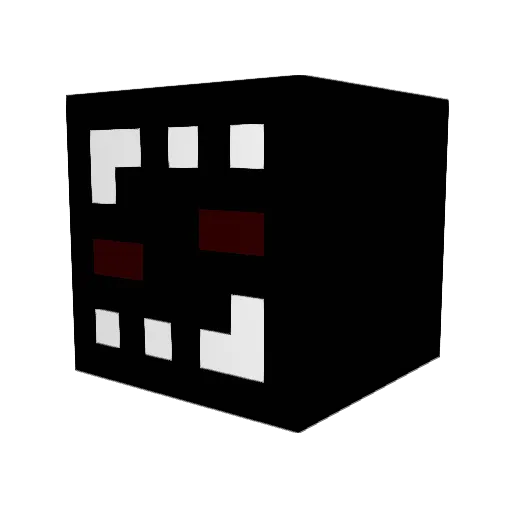 BossDragon454 Minecraft avatar head, 3D render
