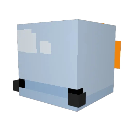 BossEMIL Minecraft avatar head, 3D render