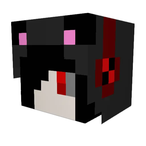 BossG13 Minecraft avatar head, 3D render