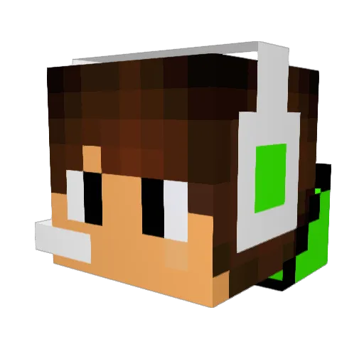 BossGamer_Ftw Minecraft avatar head, 3D render