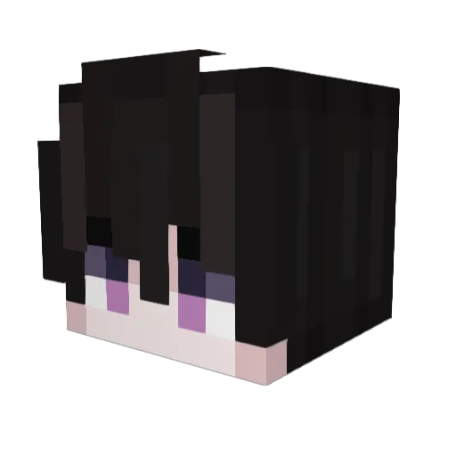BossHydra Minecraft avatar head, 3D render