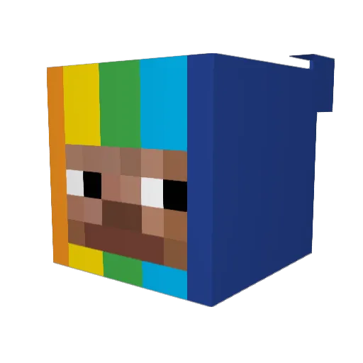 BossIady Minecraft avatar head, 3D render
