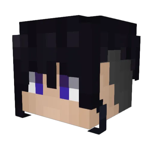 BossKunGx Minecraft avatar head, 3D render