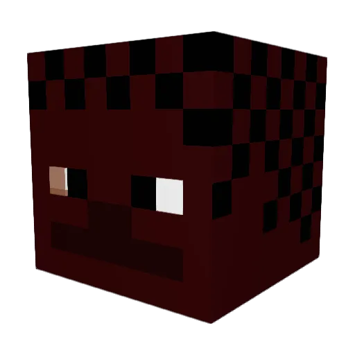 BossLifeMango Minecraft avatar head, 3D render