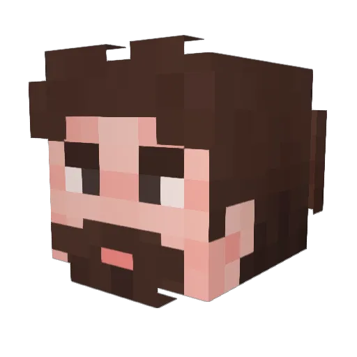 BossMatveyka69 Minecraft avatar head, 3D render