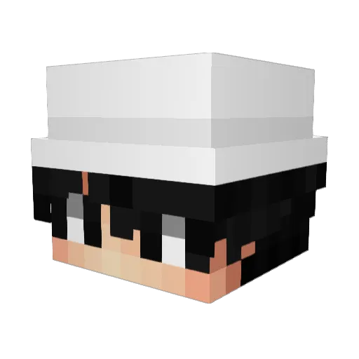 BossNTP Minecraft avatar head, 3D render