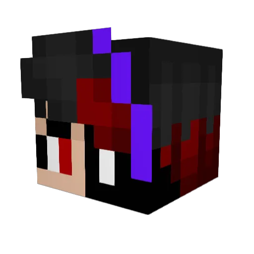BossOfDread252 Minecraft avatar head, 3D render