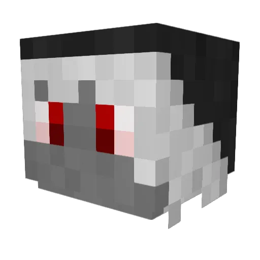 BossScribblor Minecraft avatar head, 3D render