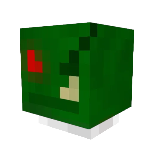 BossStrotle Minecraft avatar head, 3D render