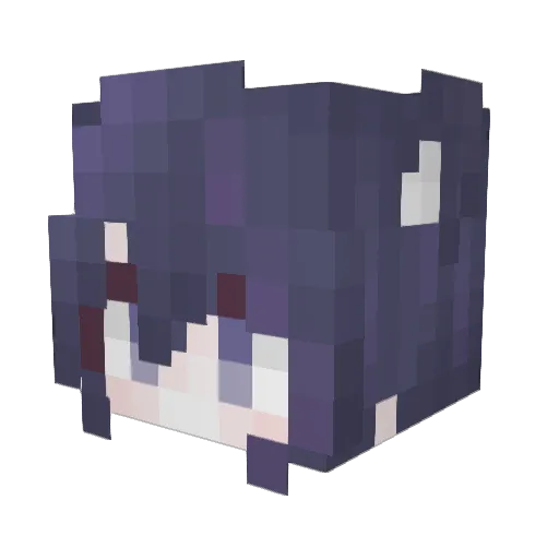 Boss_0w0 Minecraft avatar head, 3D render