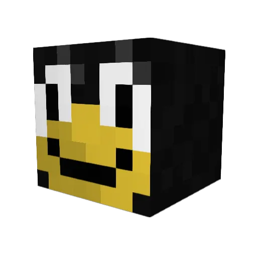 Boss_PENGUIN Minecraft avatar head, 3D render