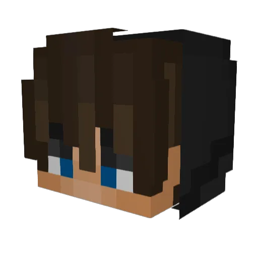 Bosskevin Minecraft avatar head, 3D render