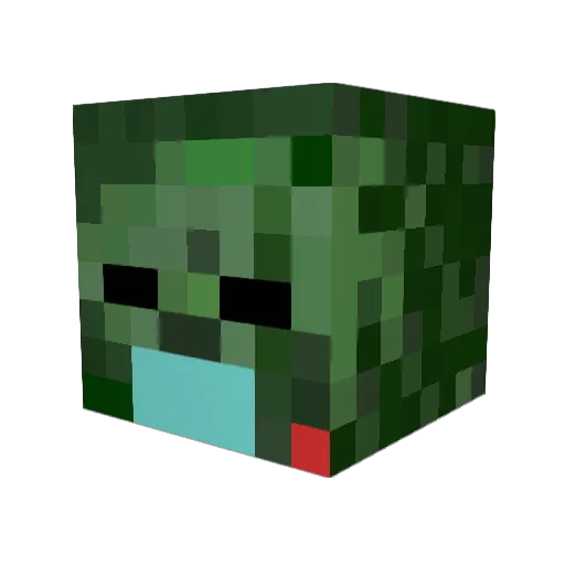 Bosskiller98 Minecraft avatar head, 3D render