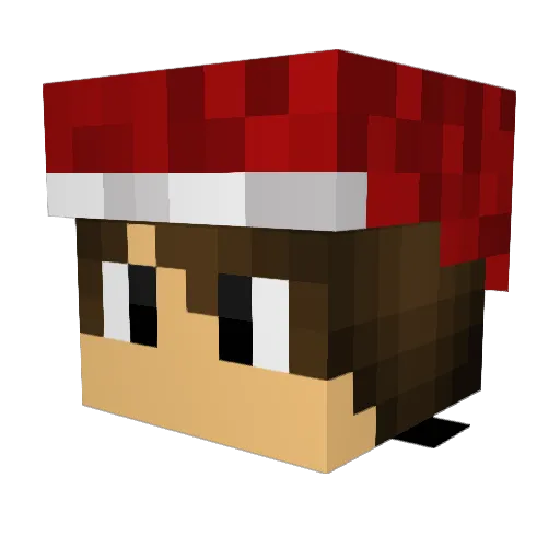 BossmanJ27 Minecraft avatar head, 3D render
