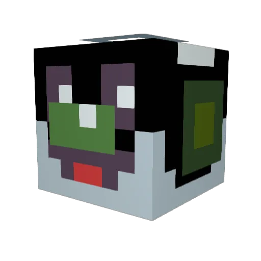 Bossmann2811 Minecraft avatar head, 3D render