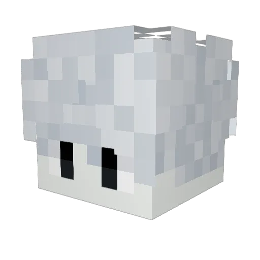 BossuBoss Minecraft avatar head, 3D render