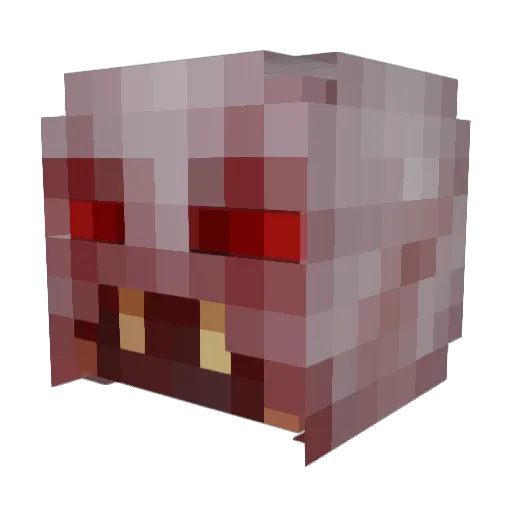 Bosswoody Minecraft avatar head, 3D render