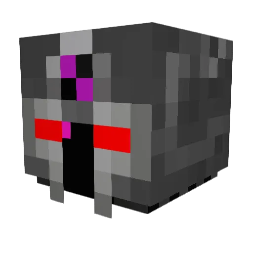 Bost0000 Minecraft avatar head, 3D render