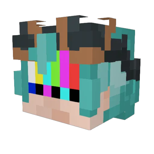 Boston5150 Minecraft avatar head, 3D render