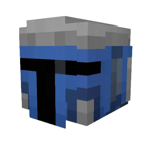 BotDestroyer900 Minecraft avatar head, 3D render