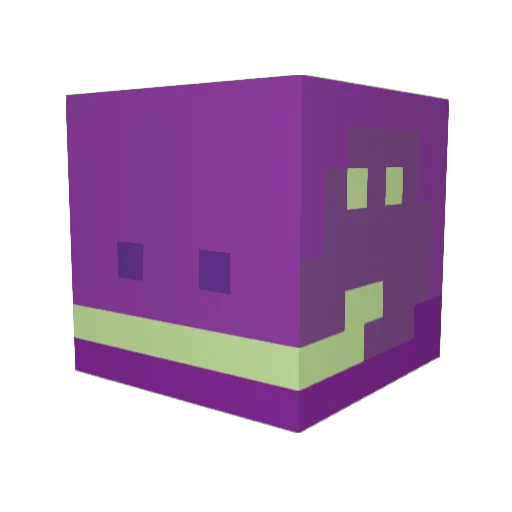 Bot_BOXPBS Minecraft avatar head, 3D render
