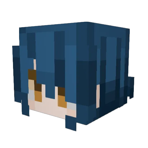 BotanBek Minecraft avatar head, 3D render