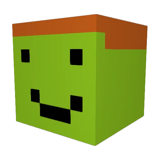 BotanicBoot1810 Minecraft avatar head, 3D render