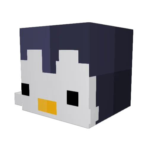 BothActor621311 Minecraft avatar head, 3D render