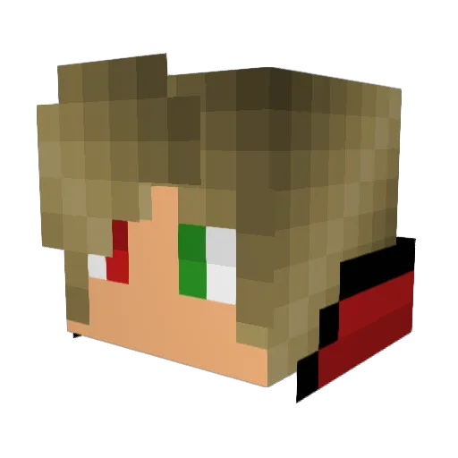 BotheredFiber30 Minecraft avatar head, 3D render