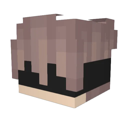 Botilov Minecraft avatar head, 3D render