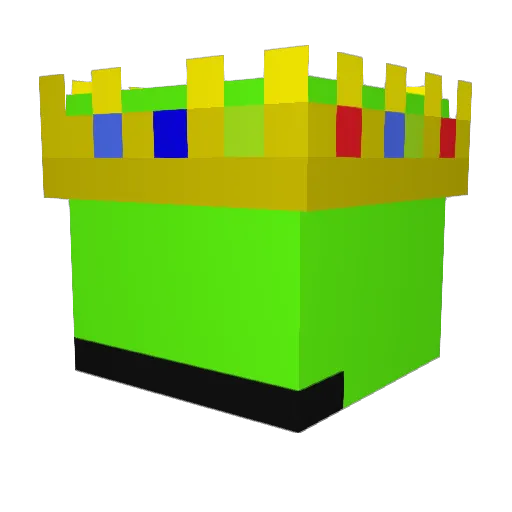 Botinokk Minecraft avatar head, 3D render
