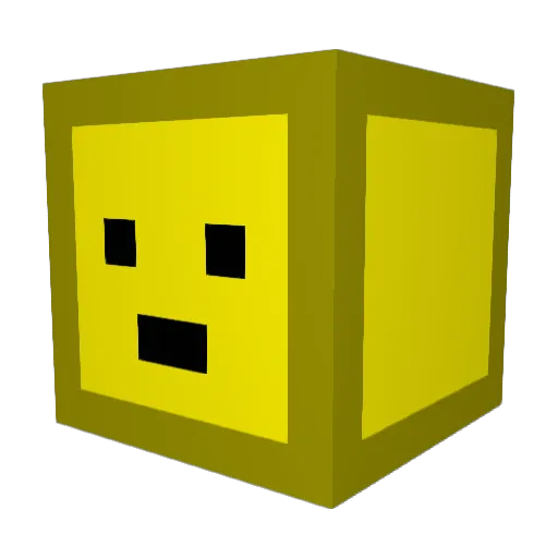 Botmo Minecraft avatar head, 3D render