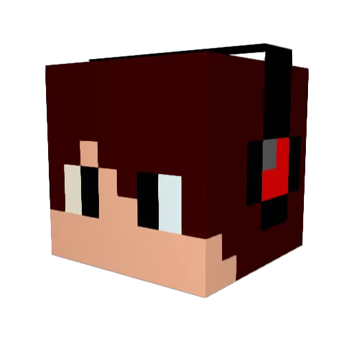 Botond15 Minecraft avatar head, 3D render