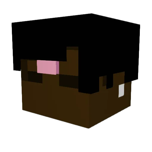 BotsisDunatos Minecraft avatar head, 3D render