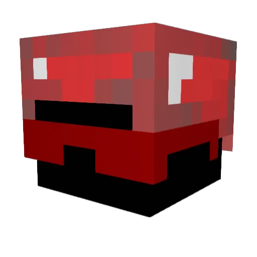 Botskippie Minecraft avatar head, 3D render