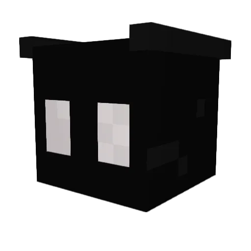 Bouboule17 Minecraft avatar head, 3D render