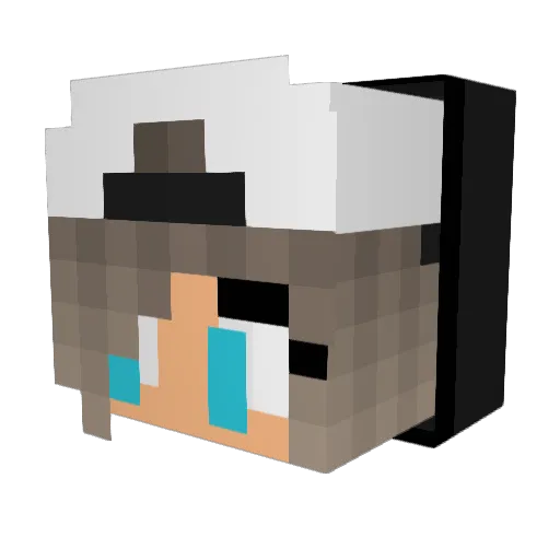 Boudreaux2013 Minecraft avatar head, 3D render