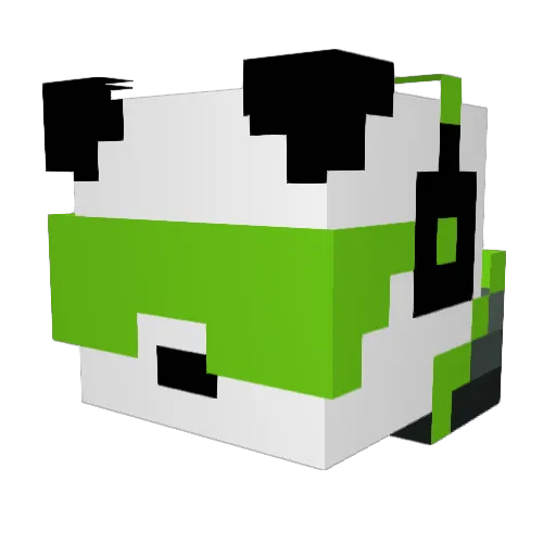 BougnouIe Minecraft avatar head, 3D render