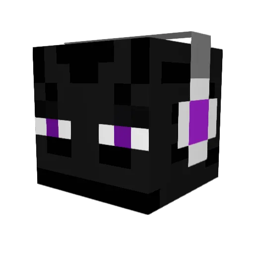 Bouk Minecraft avatar head, 3D render
