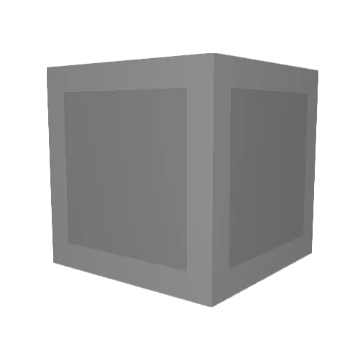 BoulderMan3 Minecraft avatar head, 3D render