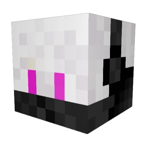 BouncySpider Minecraft avatar head, 3D render