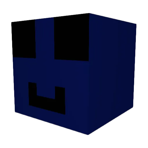 Bounty097018 Minecraft avatar head, 3D render
