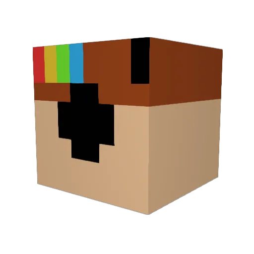 BountyHunter3211 Minecraft avatar head, 3D render