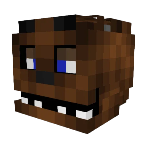 Bourne44 Minecraft avatar head, 3D render