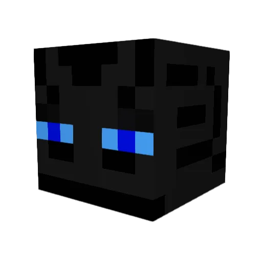 BourneMagic Minecraft avatar head, 3D render